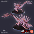 Spiky Lizard Option #1341 front DND miniature Sands of Destiny 16k resin