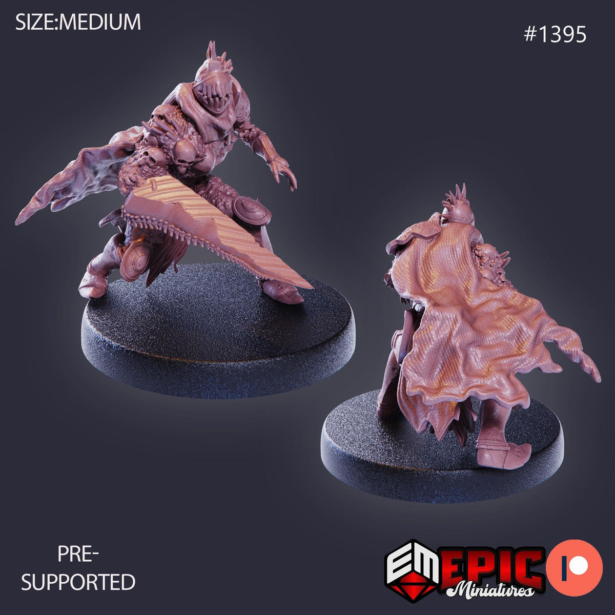 Mimic Knight Option #1395 front DND miniature Kingdom of Secrets 16k resin