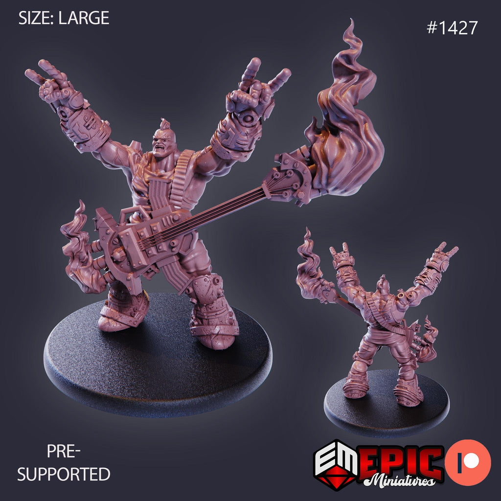 Earth Rocker Option #1427 front DND miniature Burning Lands 16k resin