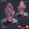 Wildling Princess Option #1532 front DND miniature Barbarian Winter 16k resin
