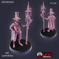 Gear Wizard Gabriel Option #1734 front DND miniature Steam Constructs 16k resin