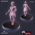 Gunner Dorothy Option #1758 front DND miniature Steam Constructs 16k resin