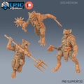 Prairie Gnoll Set of 3 DND miniatures group photo Little Folk