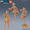 Mrs. Claus Set of 3 DND miniatures group photo Wild Winter Holidays