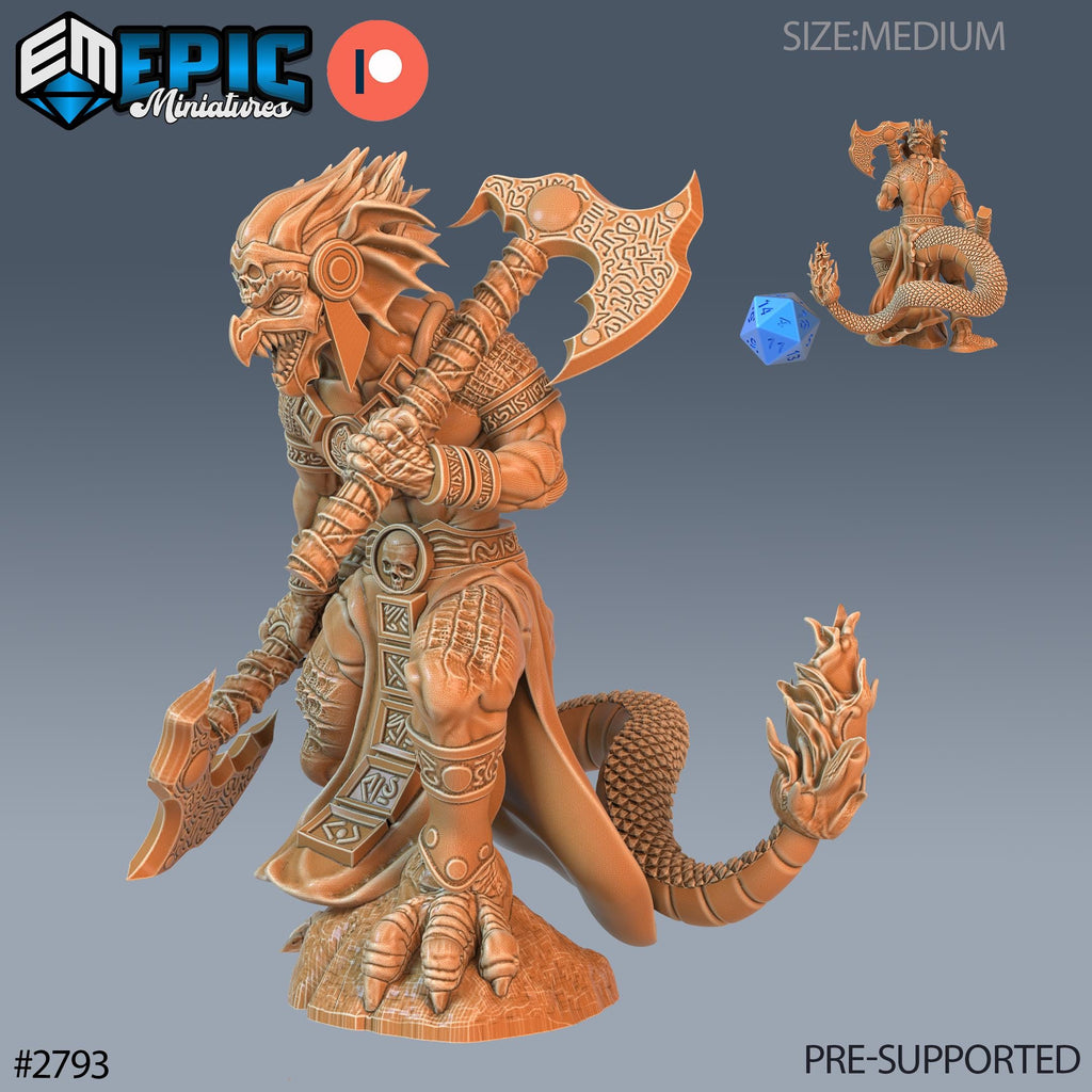 Dragon Kobold Option #2793 back DND miniature Reptiles of War 16k resin
