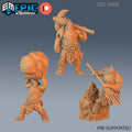 Ocean Giant Set of 3 DND miniatures group photo Aquatic Journey