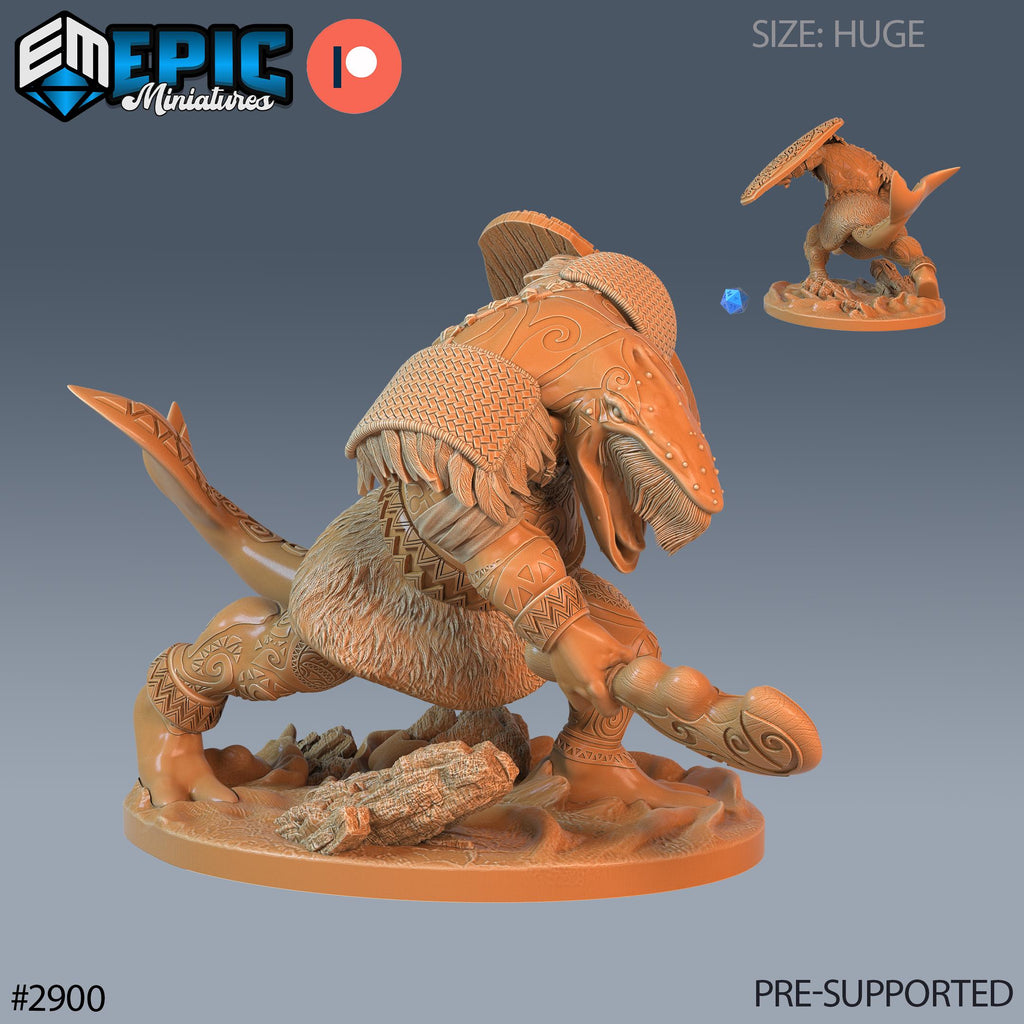 Whale Folk Option #2900 front DND miniature Aquatic Journey 16k resin