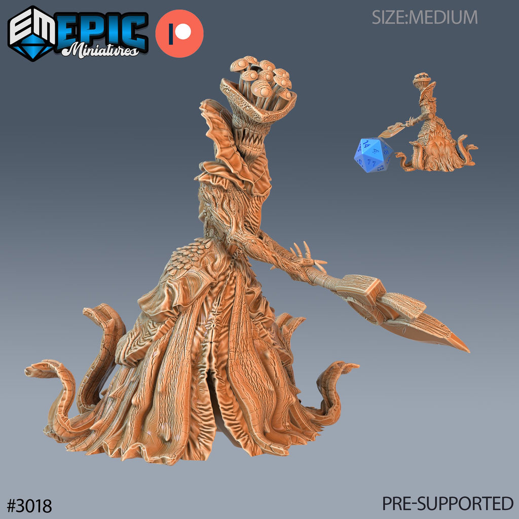 Fungus Queen Option #3018 front DND miniature Eternal Fungi 16k resin