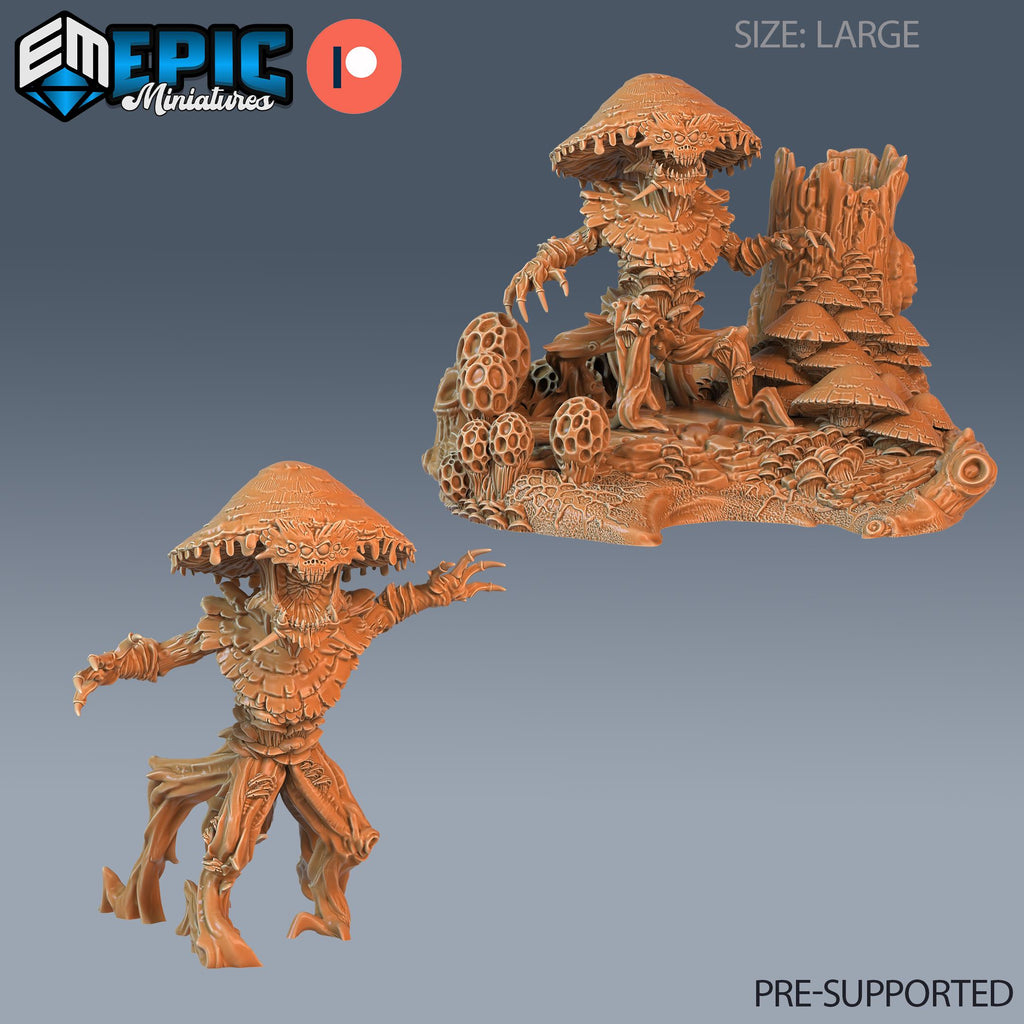 Fungus Tree Set of 2 DND miniatures group photo Eternal Fungi