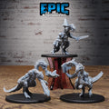 Two Headed Dragon Adventurer Set of 3 DND miniatures group photo Dragons Reign
