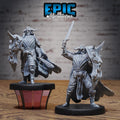Hunters Guild Drake Knight Set of 2 DND miniatures group photo Dragons Reign