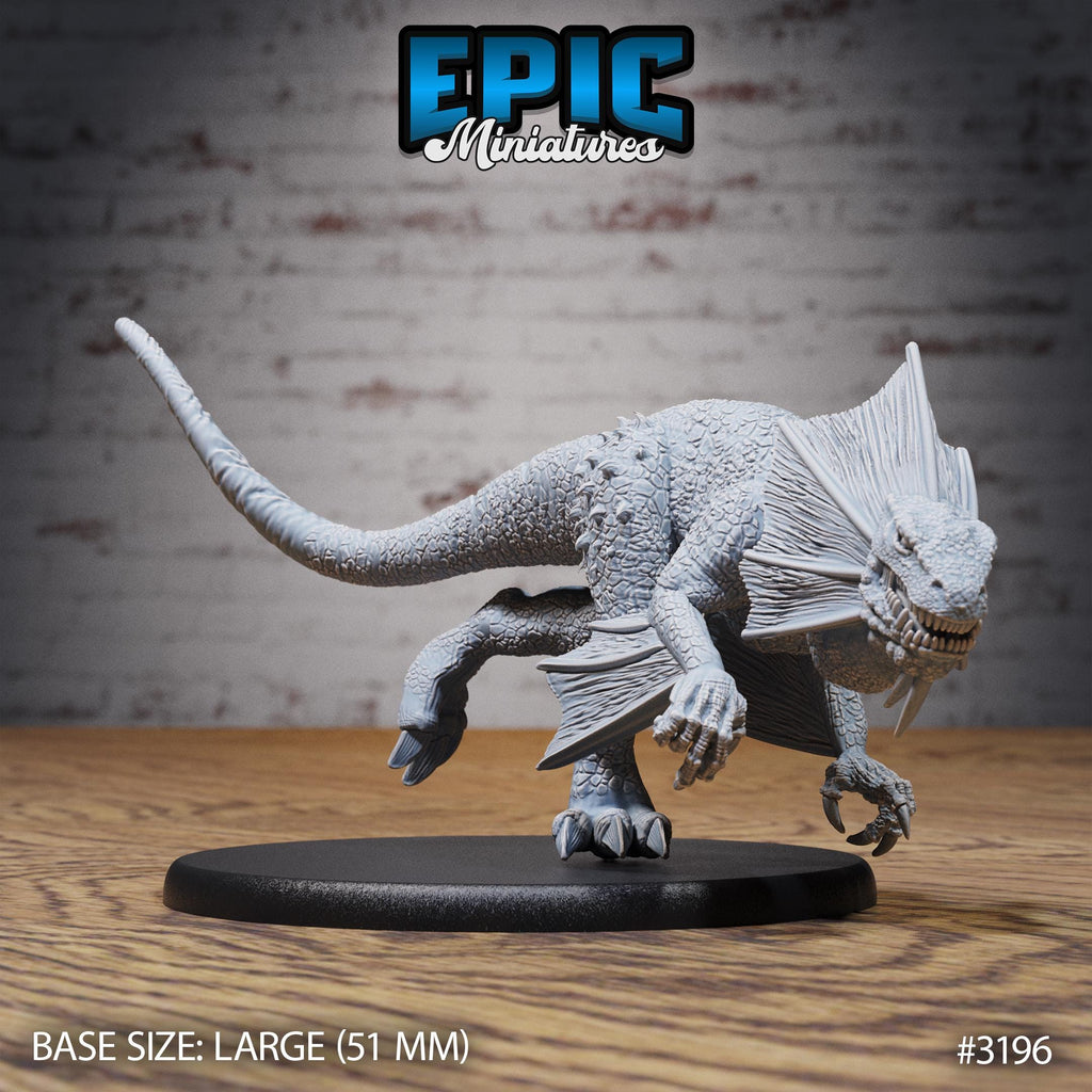 Hunters Guild Drake Knight Option #3196 front DND miniature Dragons Reign 16k resin