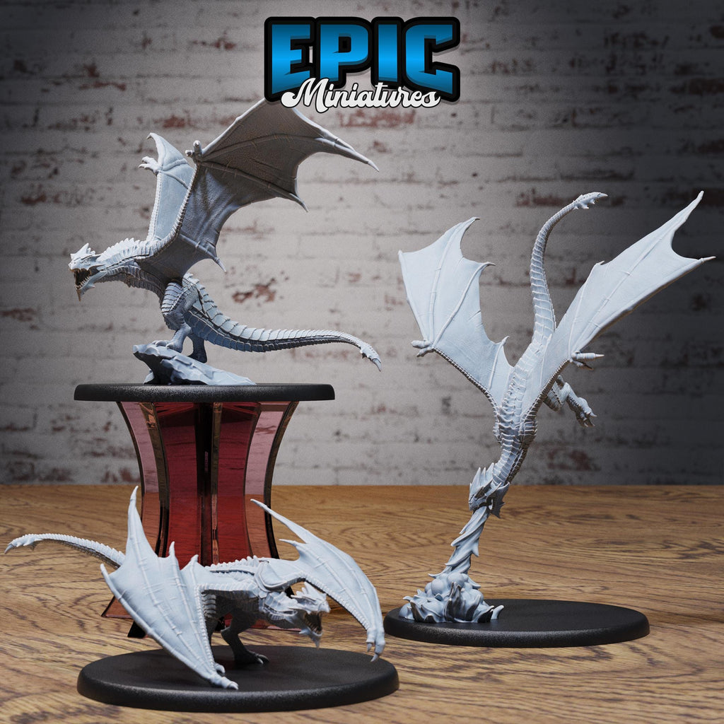 Wyvern Classic Set of 5 DND miniatures group photo Dragons Reign