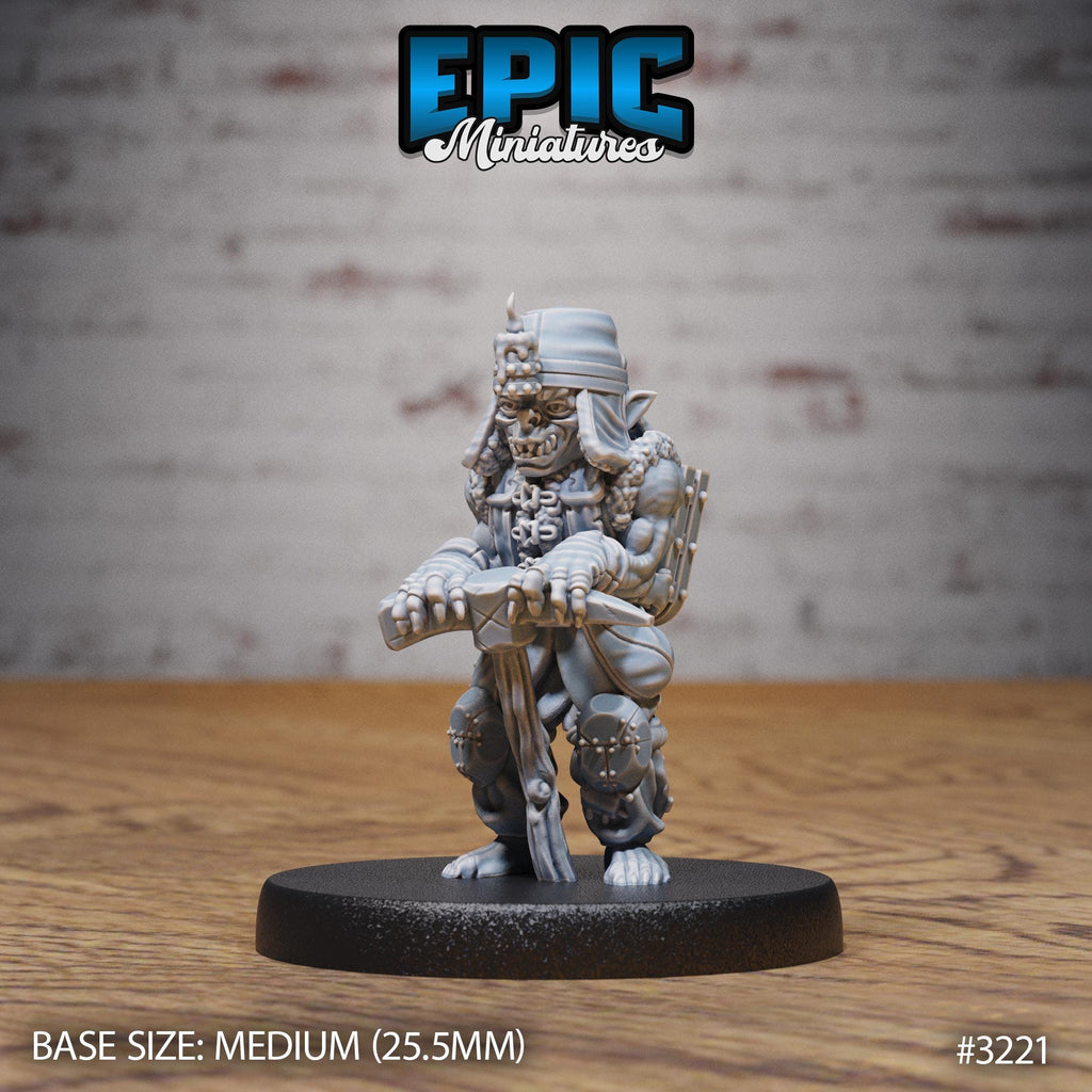 Steam Goblin Option #3221 front DND miniature Steam Inventions 16k resin