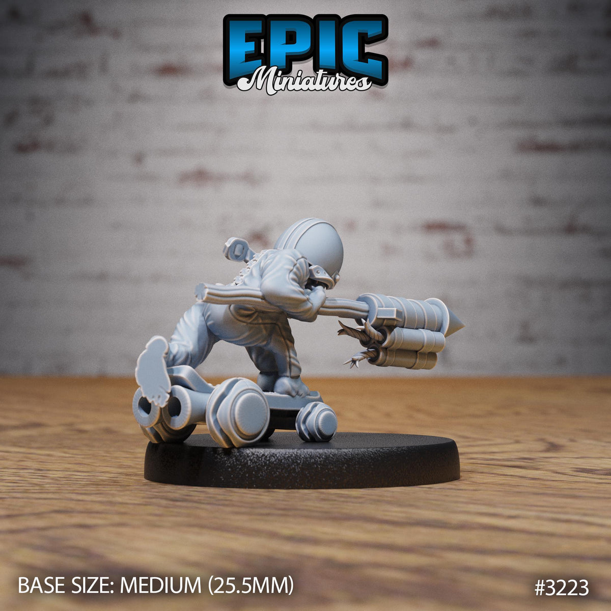 Steam Goblin Option #3223 back DND miniature Steam Inventions 16k resin