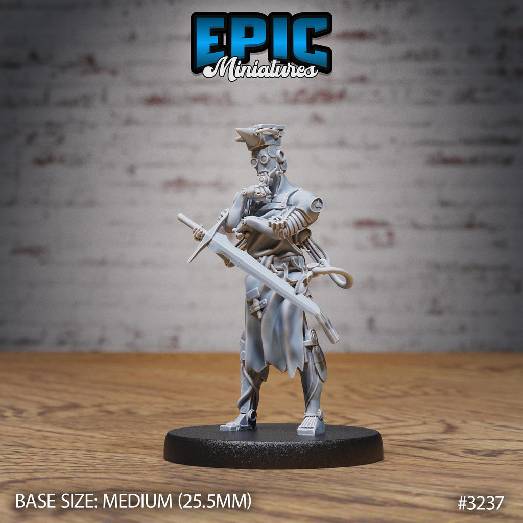 Construct Blacksmith Option #3237 front DND miniature Steam Inventions 16k resin