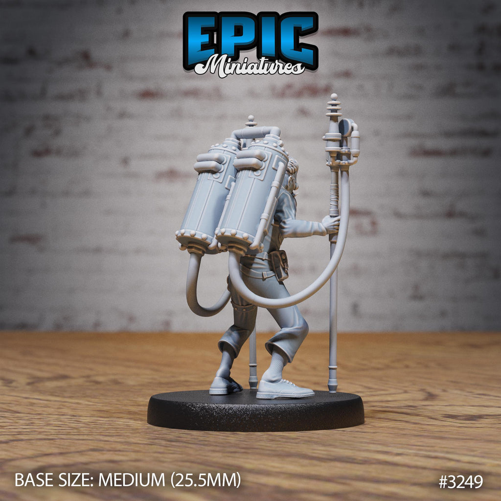 Inventor Joseph Option #3249 back DND miniature Steam Inventions 16k resin