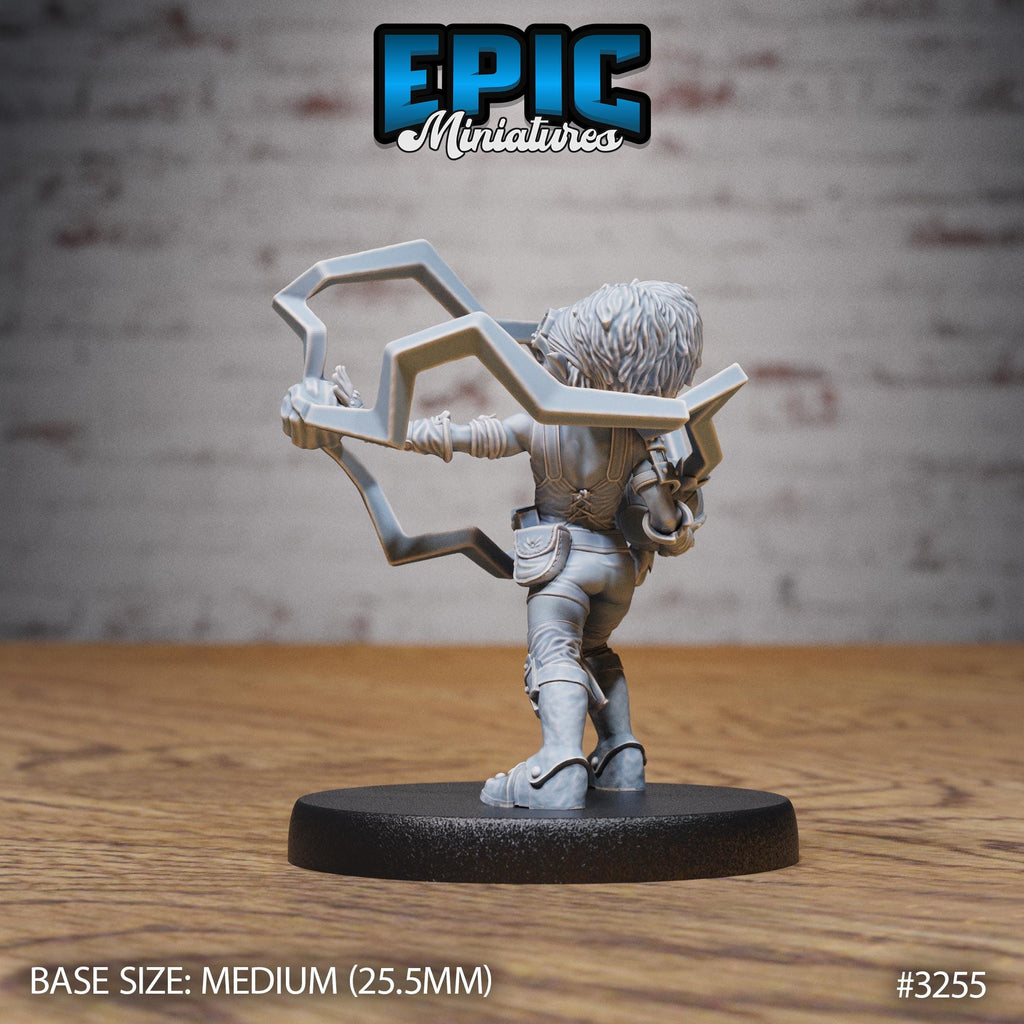 Gnome Tinkerer Female Option #3255 back DND miniature Steam Inventions 16k resin