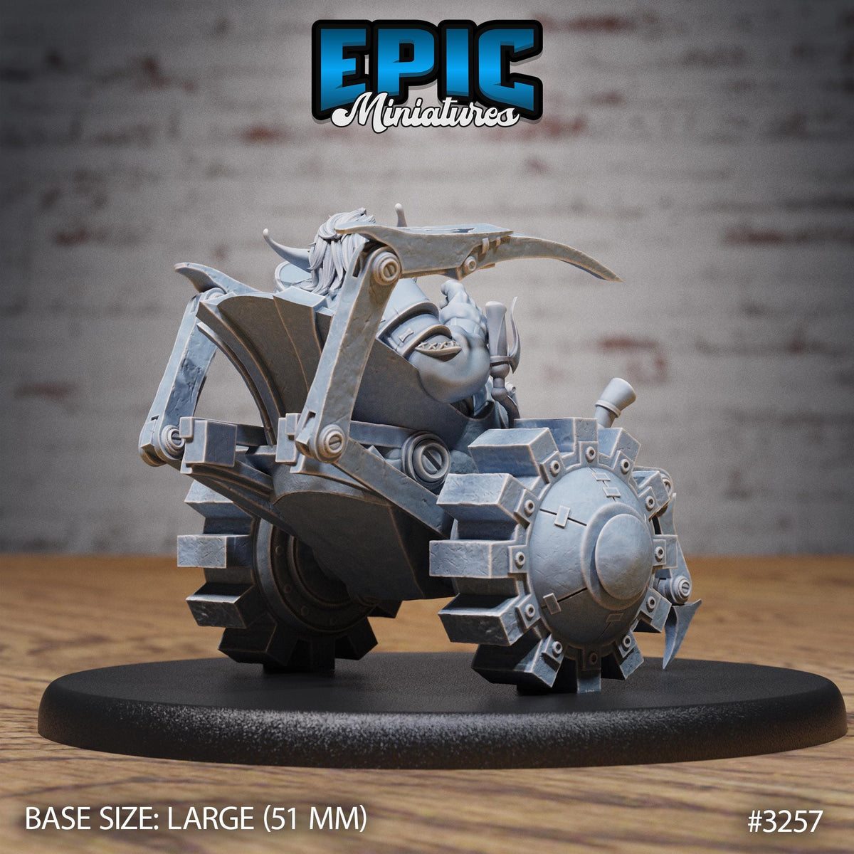 Wheelchair Goblin Option #3257 back DND miniature Steam Inventions 16k resin