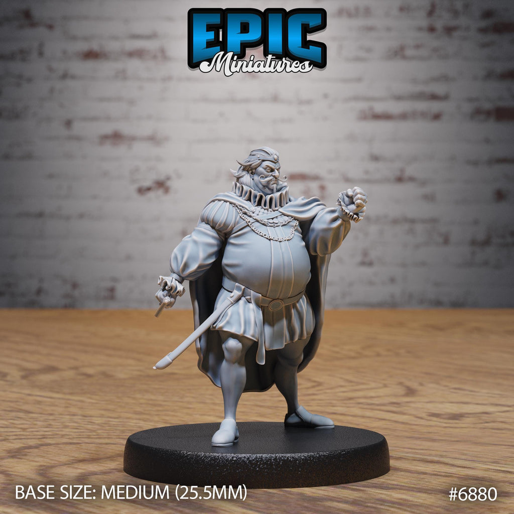 Corrupt King Option #6880 front DND miniature Knights Honor 16k resin