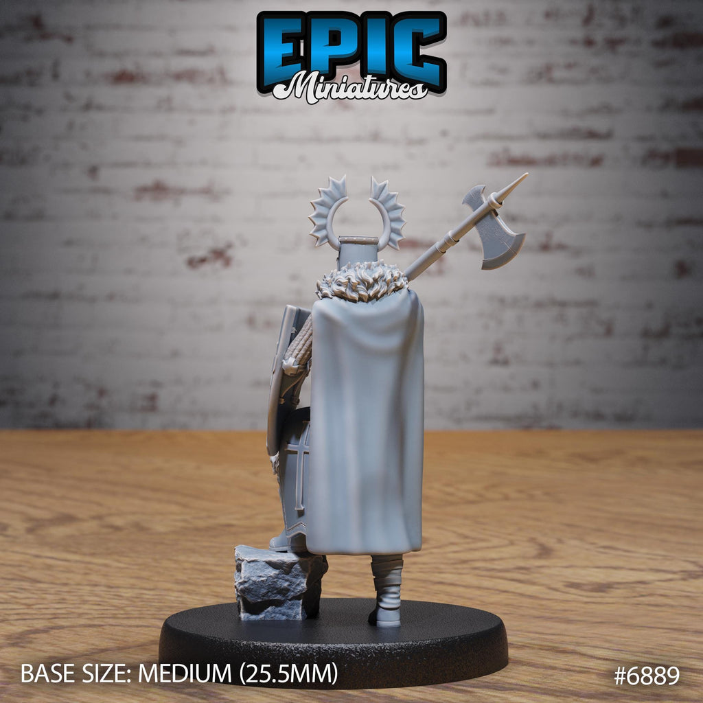 Templar Knight Option #6889 back DND miniature Knights Honor 16k resin
