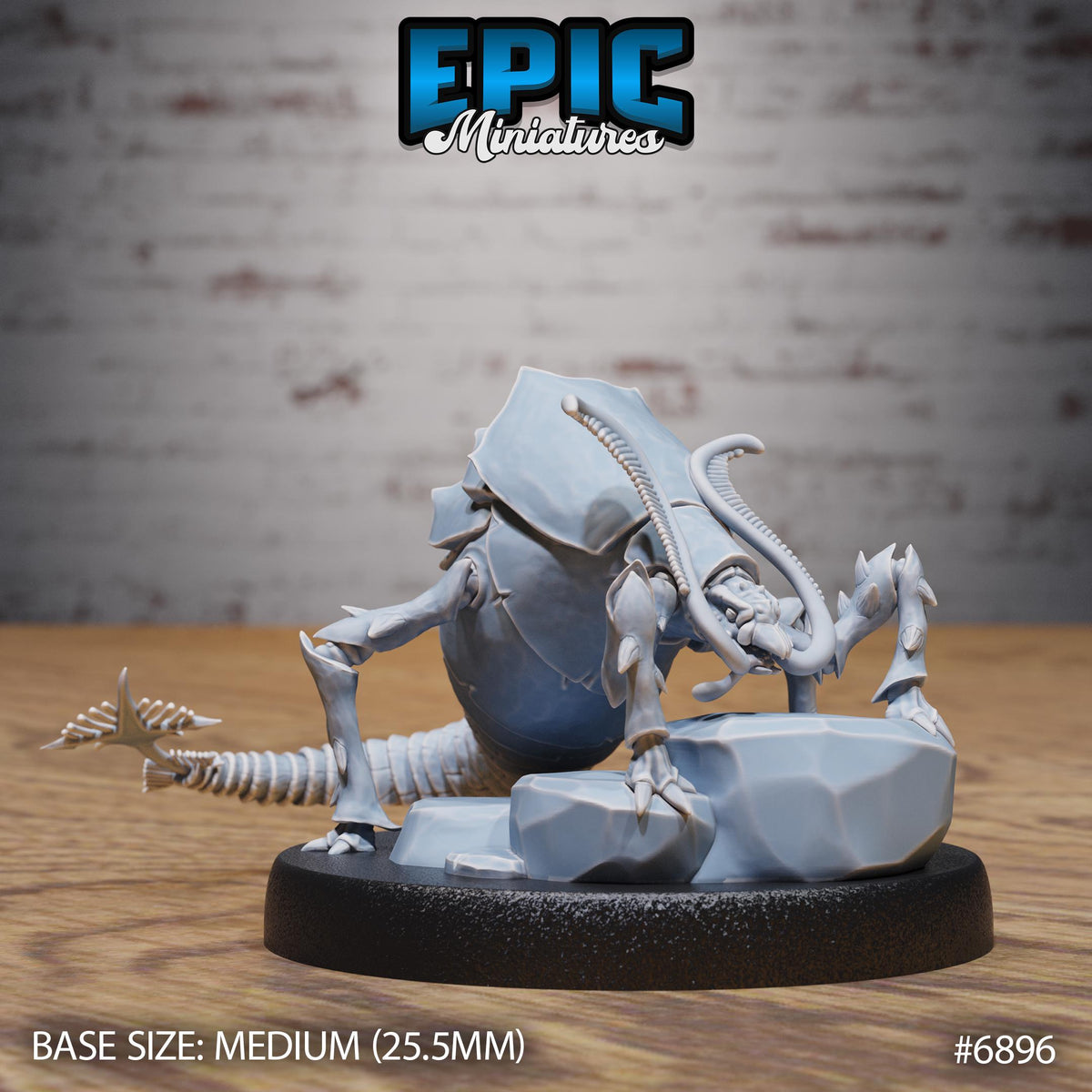 Rust Monster Option #6896 front DND miniature Knights Honor 16k resin