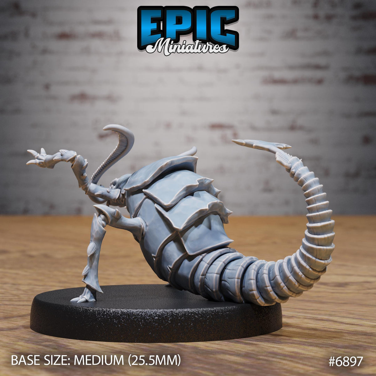 Rust Monster Option #6897 back DND miniature Knights Honor 16k resin