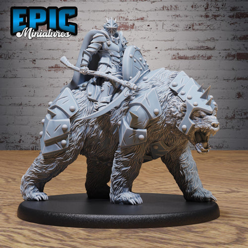 Bear Rider Heavy Knight DND miniatures group photo Knights Honor