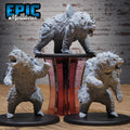 Armored Bear Set of 3 DND miniatures group photo Knights Honor