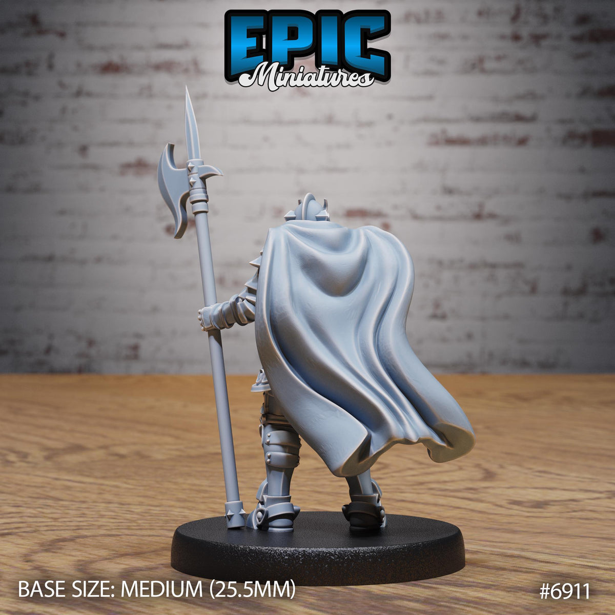 Heavy Knight Option #6911 back DND miniature Knights Honor 16k resin