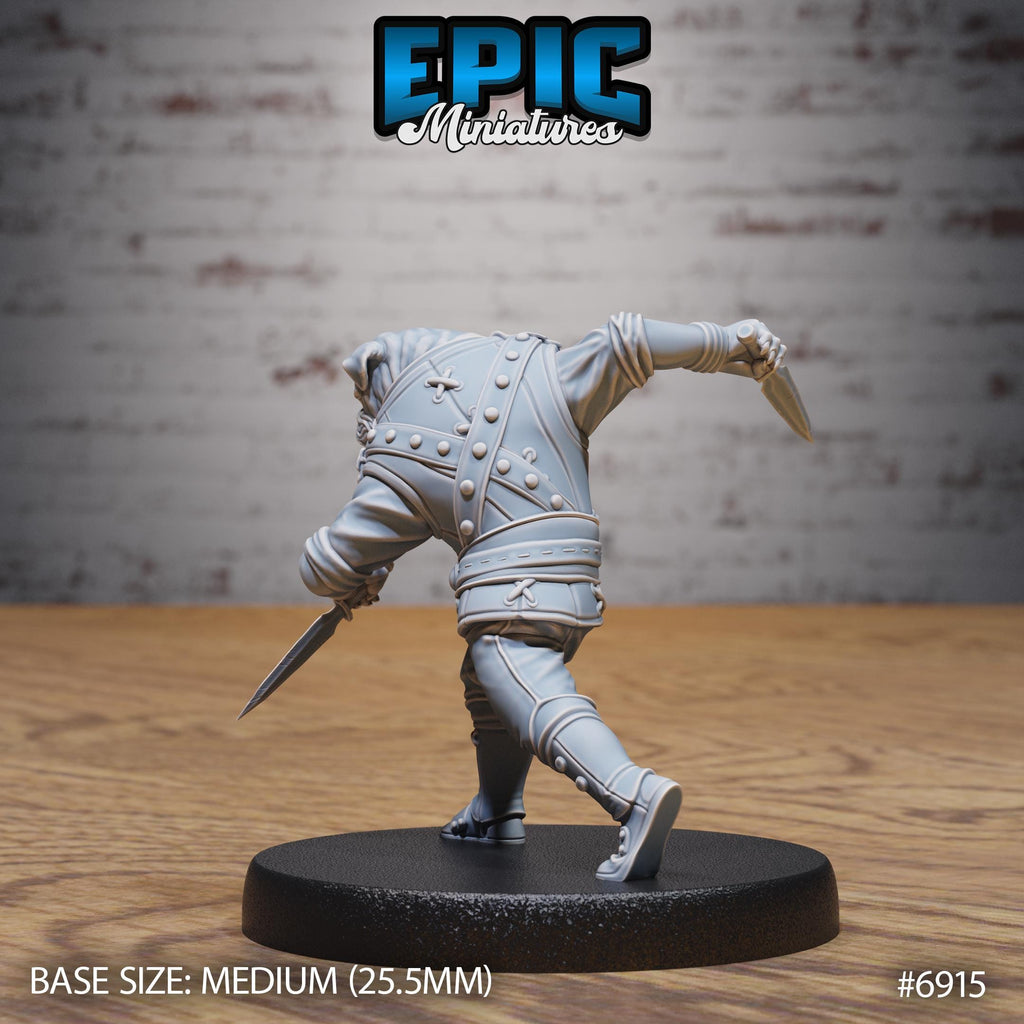 Dog Folk Noble Option #6915 back DND miniature Knights Honor 16k resin