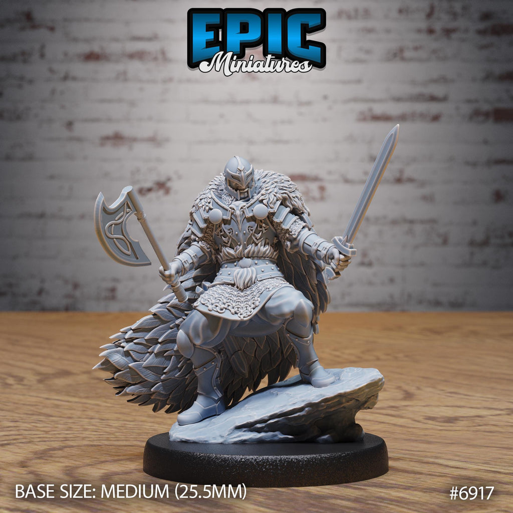 Rage Knight Option #6917 front DND miniature Knights Honor 16k resin