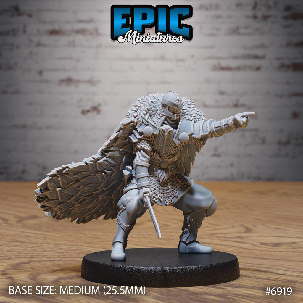 Rage Knight Option #6919 front DND miniature Knights Honor 16k resin