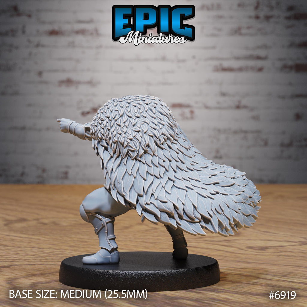 Rage Knight Option #6919 back DND miniature Knights Honor 16k resin