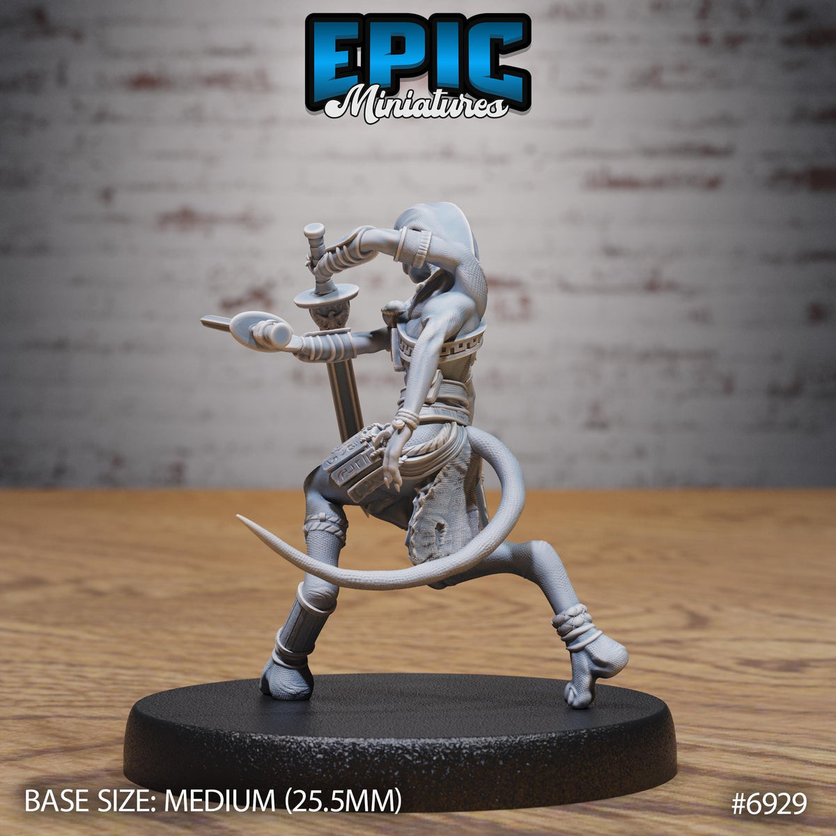 Plane Traveler Option #6929 back DND miniature Astral Wars 16k resin
