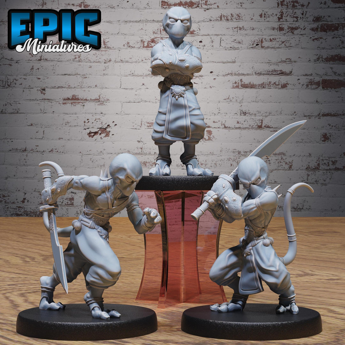 Doppelganger Classic Set of 3 DND miniatures group photo Astral Wars