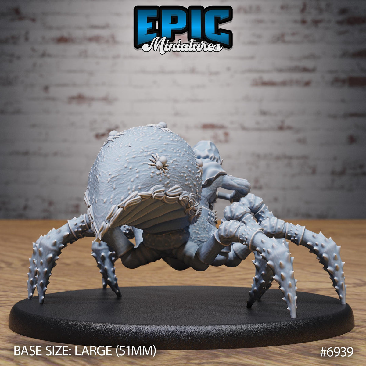 Dwarf Drider Option #6939 back DND miniature Astral Wars 16k resin