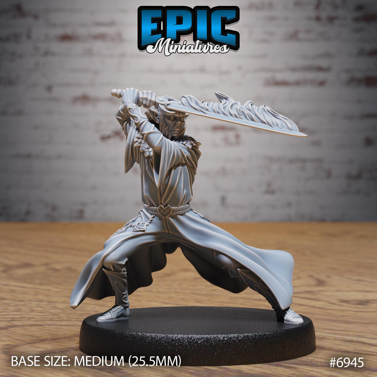Gith Astral Sorcerer Option #6945 front DND miniature Astral Wars 16k resin