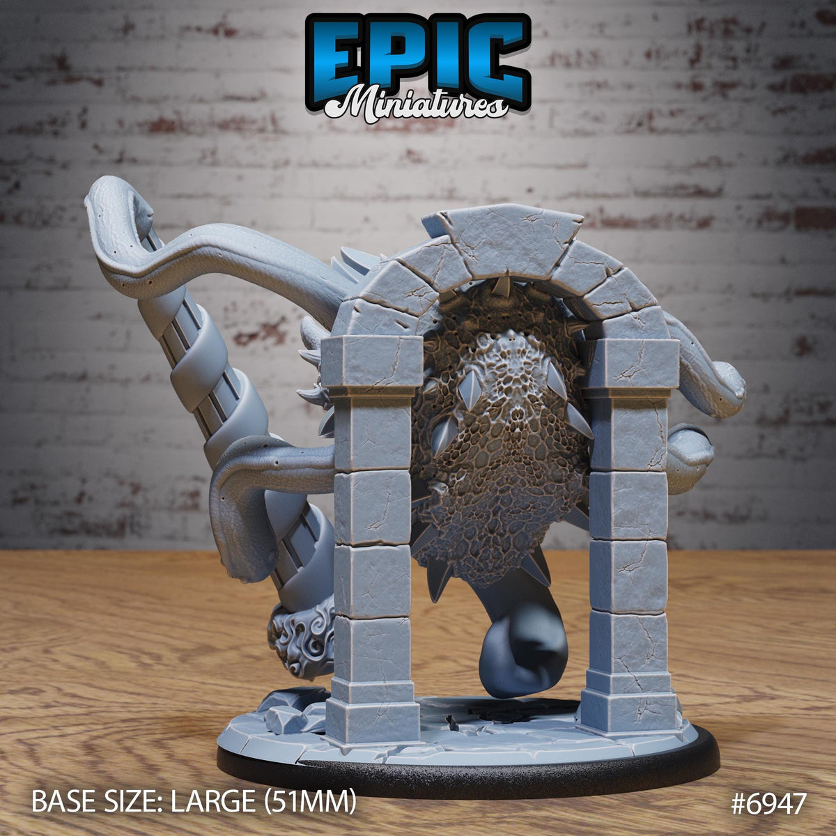 Spectator Tyrant Option #6947 back DND miniature Astral Wars 16k resin