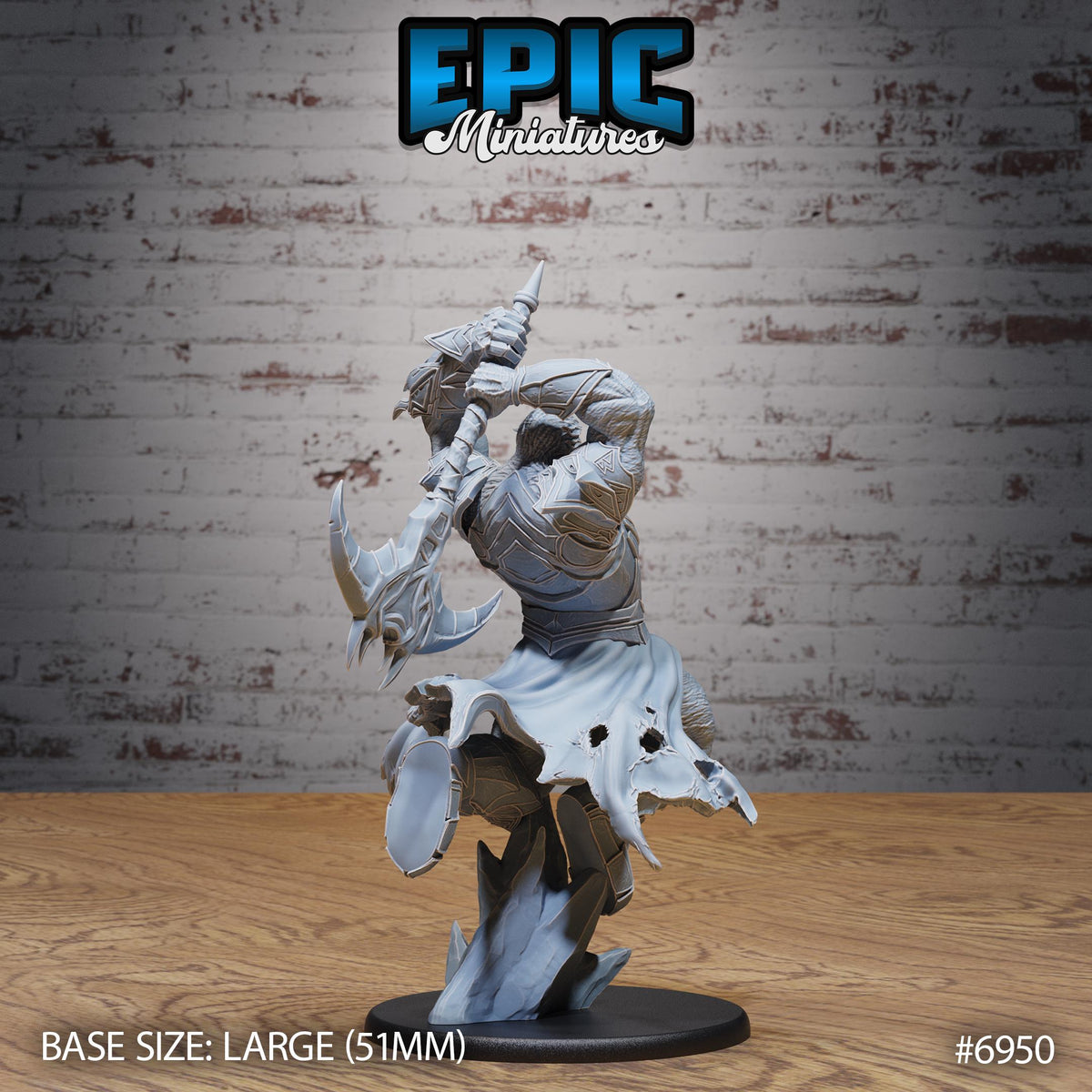 Mind Berserker Option #6950 back DND miniature Astral Wars 16k resin