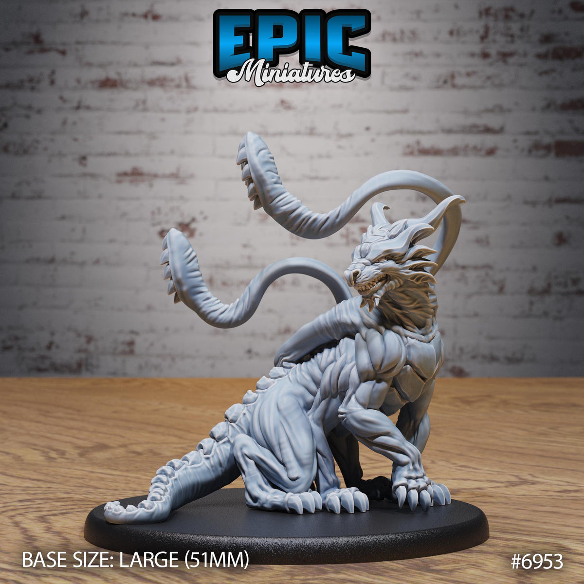 Planar Panther Beast Option #6953 front DND miniature Astral Wars 16k resin