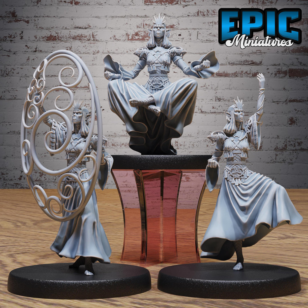 Gith Queen Set of 3 DND miniatures group photo Astral Wars