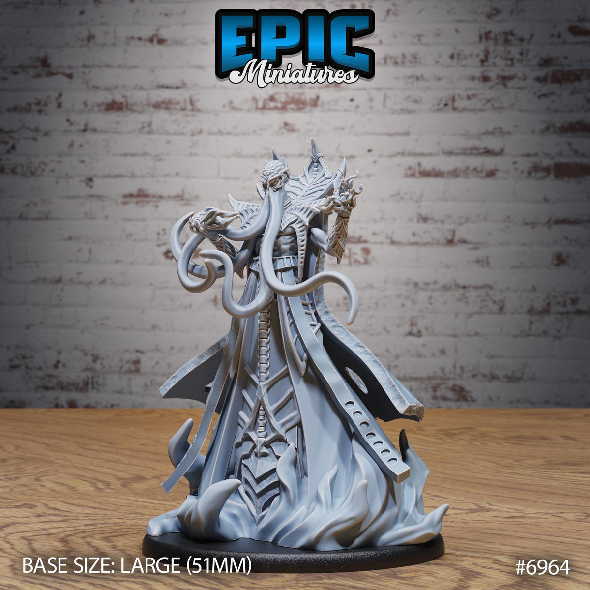 Mind Overlord Option #6964 front DND miniature Astral Wars 16k resin