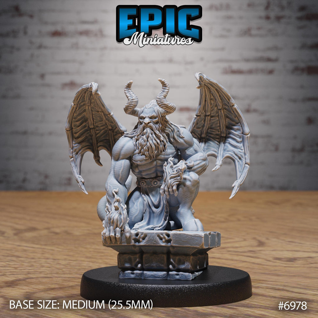 Cambion Classic Option #6978 front DND miniature Infernal Heritage 16k resin