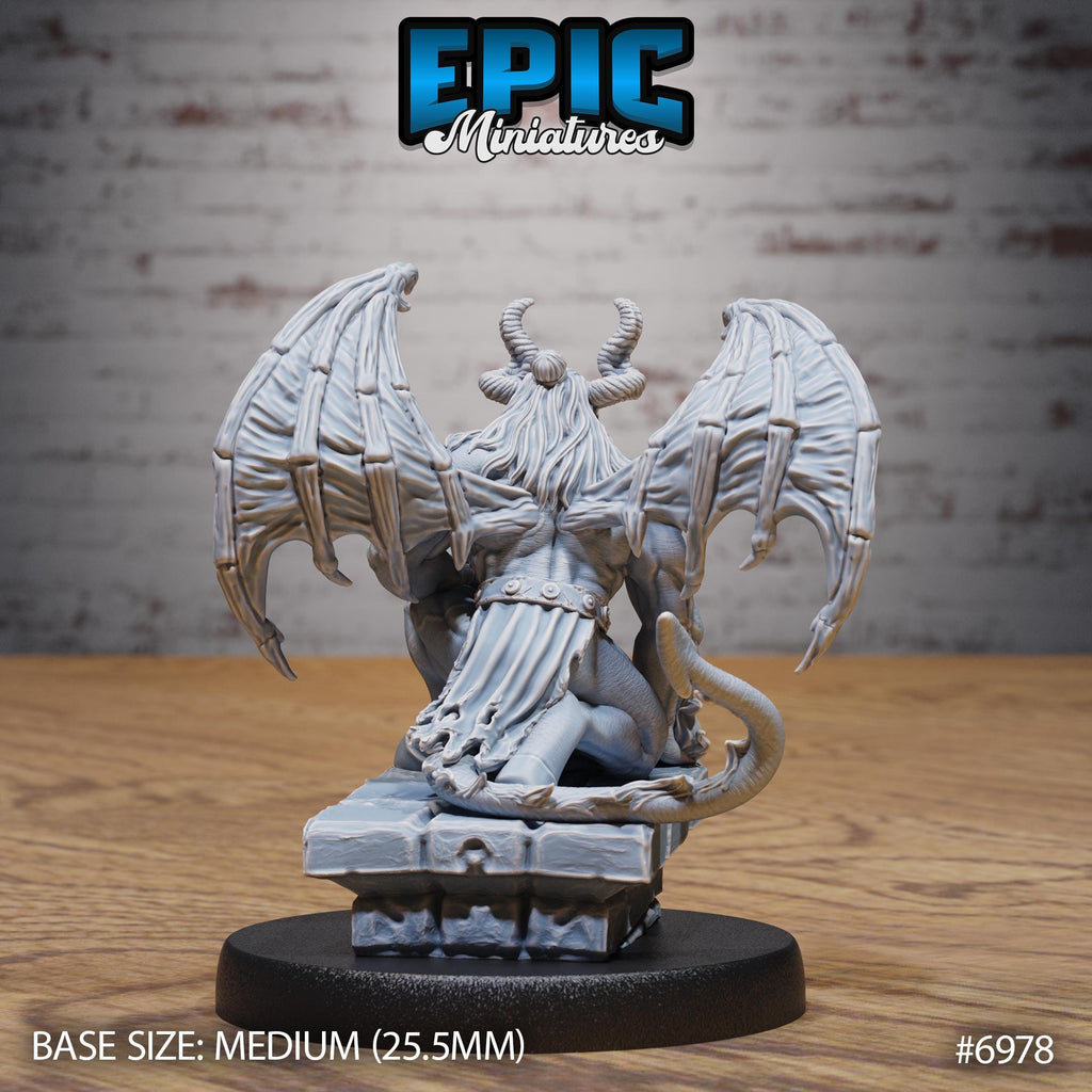 Cambion Classic Option #6978 back DND miniature Infernal Heritage 16k resin