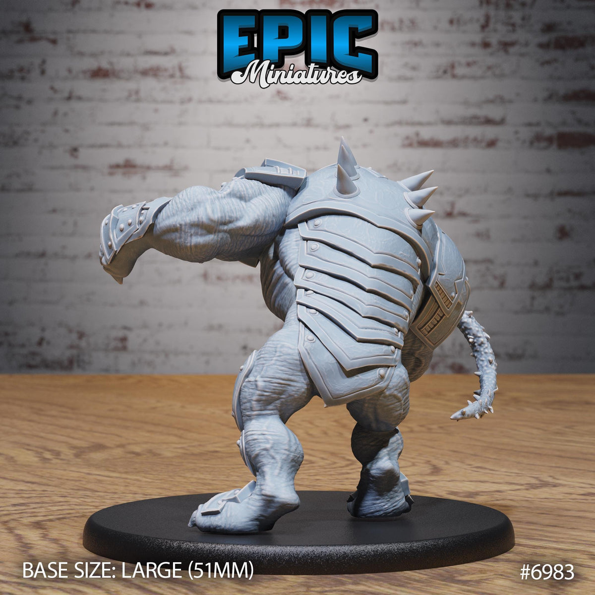 Canoloth Fiend Option #6983 back DND miniature Infernal Heritage 16k resin