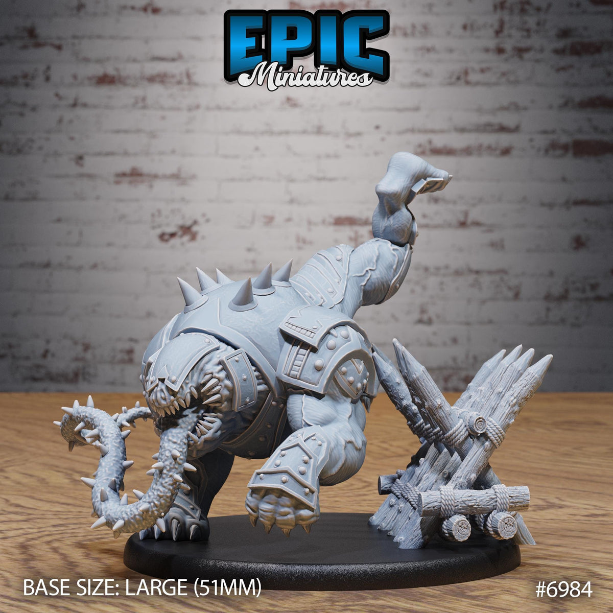 Canoloth Fiend Option #6984 front DND miniature Infernal Heritage 16k resin
