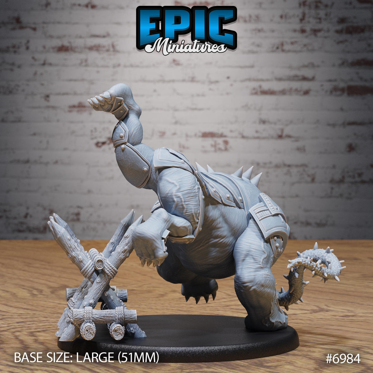Canoloth Fiend Option #6984 back DND miniature Infernal Heritage 16k resin