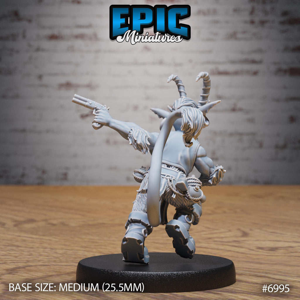 Tiefling Goblin Option #6995 back DND miniature Infernal Heritage 16k resin