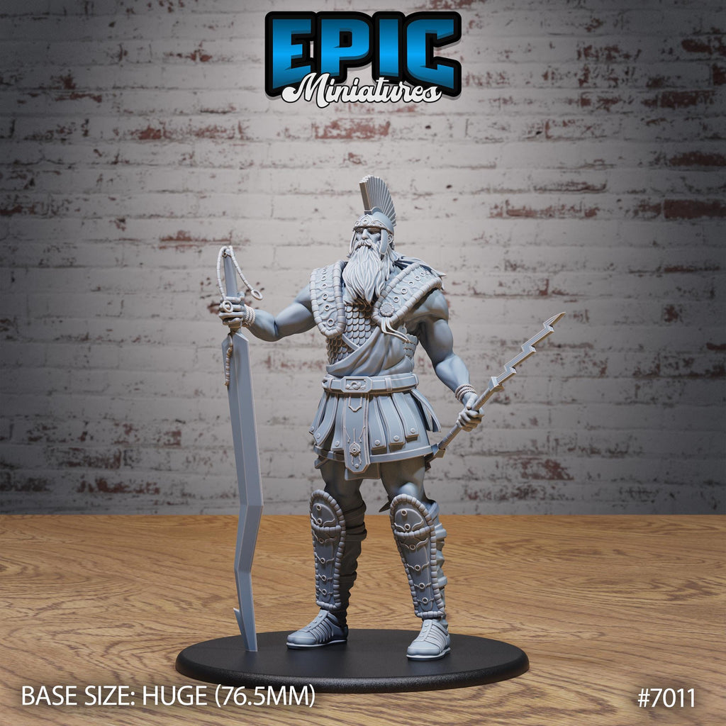 Storm Giant Lord Option #7011 front DND miniature Giants & Dwarfs 16k resin